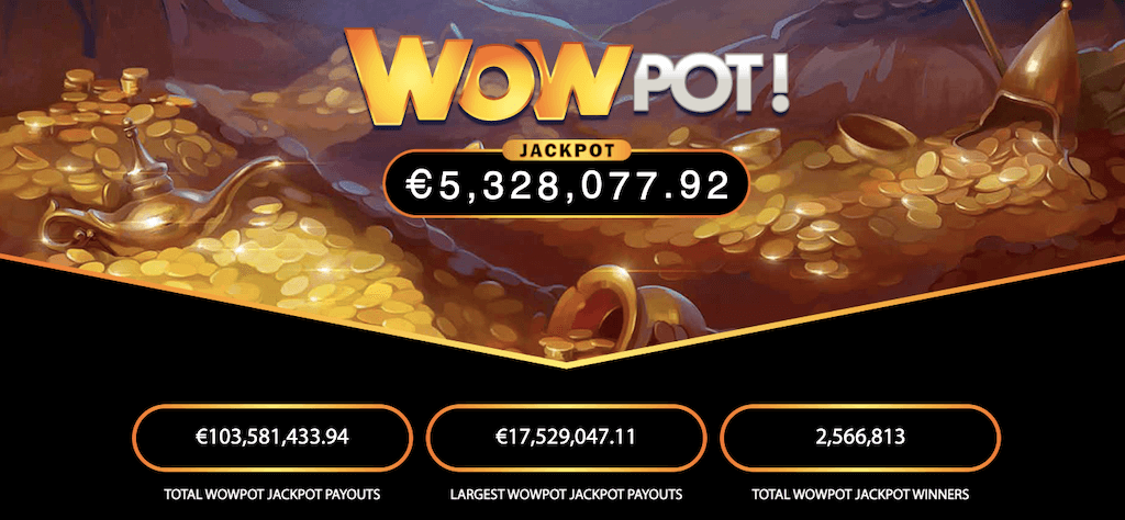 WOWPOT Jackpot van Microgaming