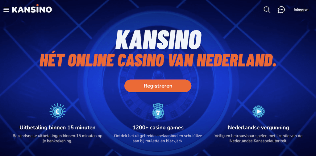 Kansino, het snelst uitbetalende online casino van Nederland!