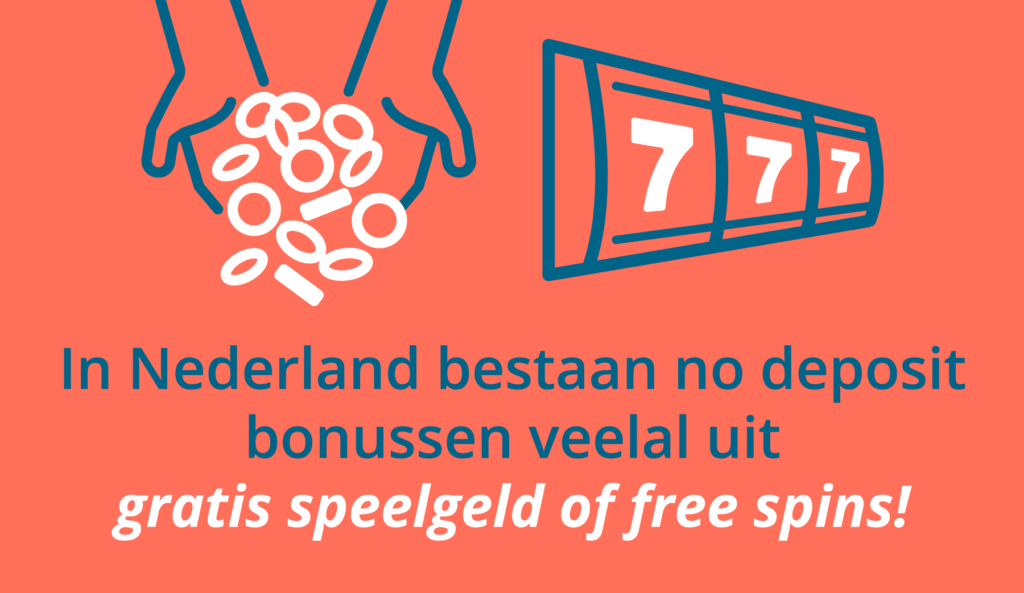 Soorten no deposit bonussen in Nederland