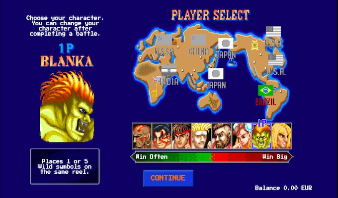 Street Fighter 2: The World Warrior Slot Intro