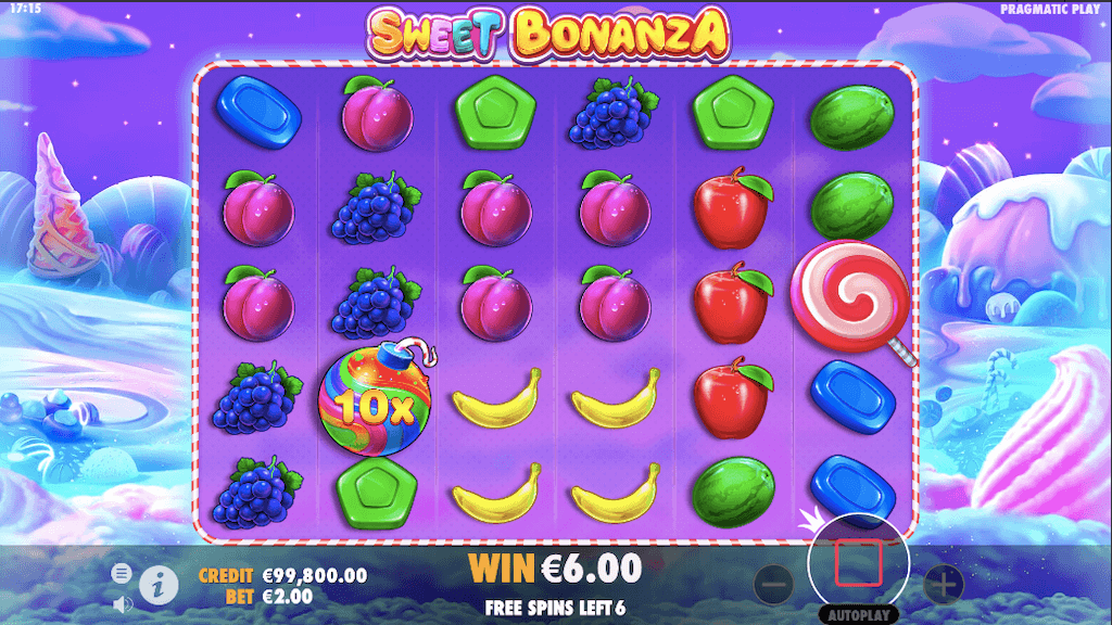 Sweet Bonanza free spins