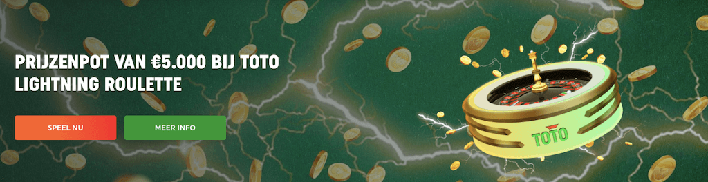 TOTO Lightning Roulette Promotie
