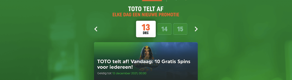 Tel met TOTO af tot oud en nieuw!