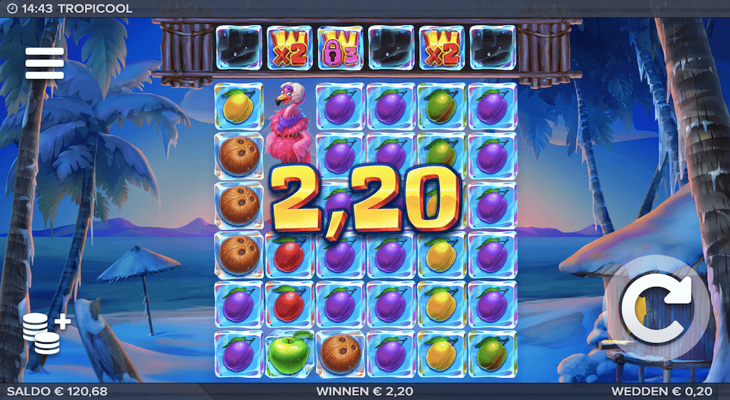 Winst op Tropicool slot