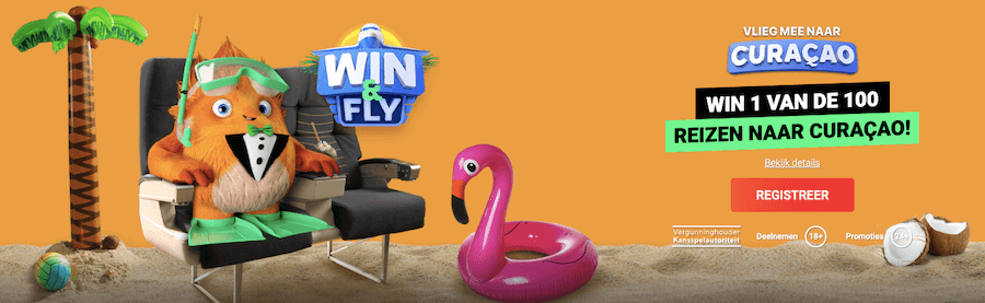 Win & Fly - Win een geheel verzorgde reis voor twee personen naar Curaçao bij One Casino!